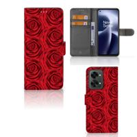 OnePlus Nord 2T Hoesje Red Roses | Portemonnee hoesje