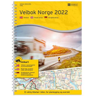 Wegenatlas Veibok Norge 2022 | Nordeca