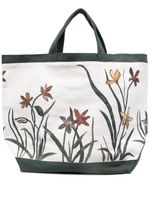 10 CORSO COMO sac cabas à fleurs - Tons neutres - thumbnail