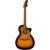 Fender Newporter Player Sunburst WN Gold Pickguard elektrisch-akoestische westerngitaar