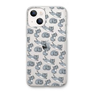 Poezen: iPhone 13 mini Transparant Hoesje