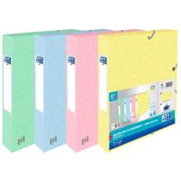 Elastobox oxford top file+ a4 40mm assorti pak 4 | 4 stuks