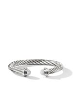 David Yurman bracelet Cable Classics en argent sterling serti de diamants - thumbnail