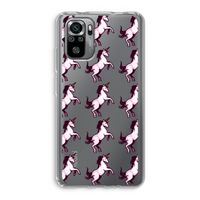 Musketon Unicorn: Xiaomi Redmi Note 10S Transparant Hoesje