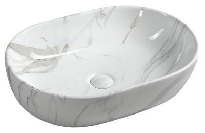 Keramische Opbouw Waskom Sapho Dalma 59x42 cm Wit
