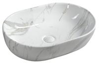 Keramische Opbouw Waskom Sapho Dalma 59x42 cm Wit