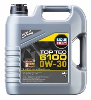 Motorolie Liqui Moly Top Tec 6100 0W30 C2 4L 20778