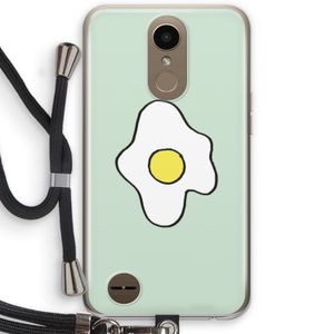Spiegelei: LG K10 (2017) Transparant Hoesje met koord