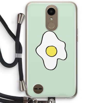 Spiegelei: LG K10 (2017) Transparant Hoesje met koord