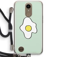 Spiegelei: LG K10 (2017) Transparant Hoesje met koord
