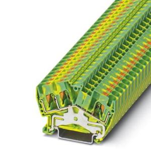 Phoenix Contact PTS 4-TWIN-PE 3213606 Aardingsklem 0.20 mm² 4 mm² Groen, Geel 50 stuk(s)