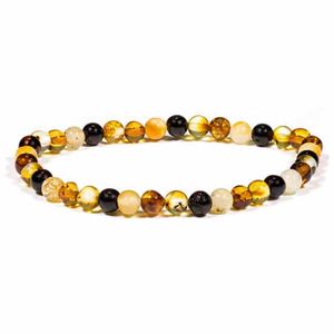 Edelsteen Armband Amber Geel