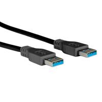 ROLINE USB 3.2 Gen 1 kabel, type A-A, zwart, 3 m