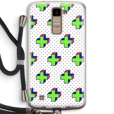 8-bit N°10: LG K10 (2016) Transparant Hoesje met koord