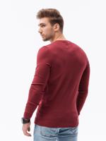 Ombre - heren sweater bordeaux-rood - E177 - thumbnail