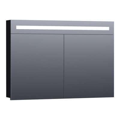 Spiegelkast 2.0 Exclusive Line 100cm Mat Zwart