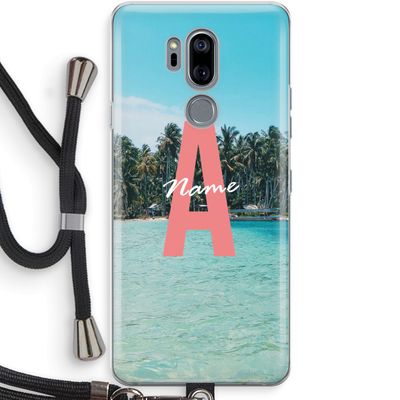 Pacific Dream: LG G7 Thinq Transparant Hoesje met koord