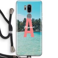 Pacific Dream: LG G7 Thinq Transparant Hoesje met koord
