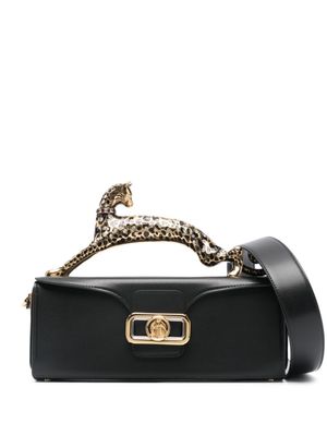 Lanvin sac à main Pencil Cat médium en cuir - Noir