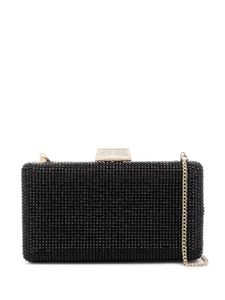 Jimmy Choo pochette Clemmie à ornements en cristal - Noir