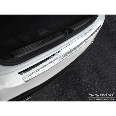 RVS Bumper beschermer passend voor Mercedes GLS II (X167) 2019- 'Ribs' AV235486