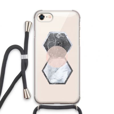 Creatieve toets: iPhone 8 Transparant Hoesje met koord