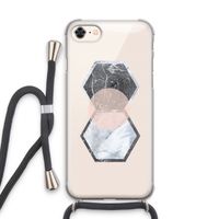 Creatieve toets: iPhone 8 Transparant Hoesje met koord