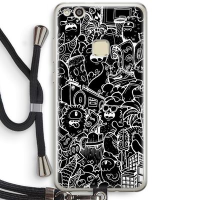 Vexx Black City : Huawei Ascend P10 Lite Transparant Hoesje met koord