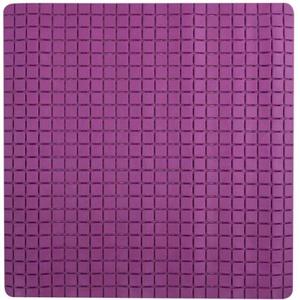 MSV Douche|bad anti-slip mat badkamer - rubber - paars - 54 x 54 cm