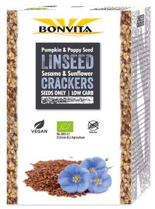 BonVita Linseed Crackers