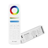 8-zone rf touch afstandsbediening voor alle kleuren led strips - met controller - thumbnail