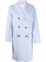 Ferragamo manteau à boutonnière croisée - Bleu