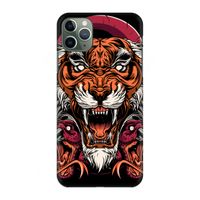 Tiger and Rattlesnakes: Volledig geprint iPhone 11 Pro Max Hoesje