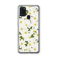 Summer Daisies: Samsung Galaxy A21s Transparant Hoesje - thumbnail