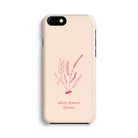 Where flowers bloom: Volledig geprint iPhone SE 2020 Hoesje
