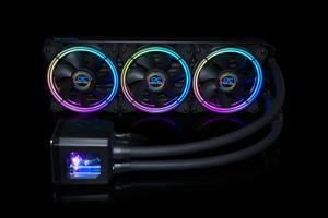 Alphacool Eisbaer Aurora 360 CPU Processor Alles-in-één vloeistofkoeler 12 cm Zwart 1 stuk(s)