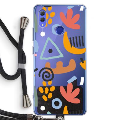 Abstract: Honor Note 10 Transparant Hoesje met koord