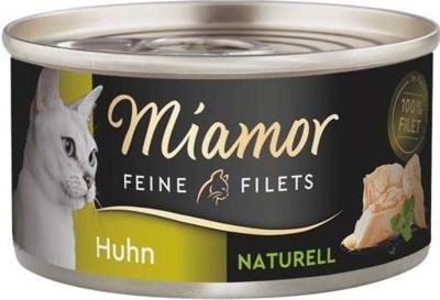 MIAMOR Feine Filets Naturell Chicken - nat kattenvoer - 80g