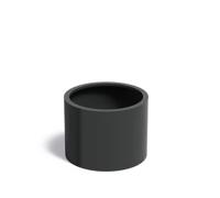 Aluminium plantenbak CIRCUM zonder bodem 80x60cm.