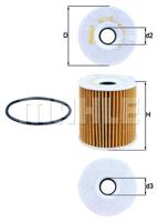 Oliefilter MAHLE, Diameter (mm)76mm, u.a. für Volvo - thumbnail