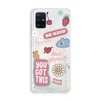 Positivity: Galaxy A51 4G Transparant Hoesje