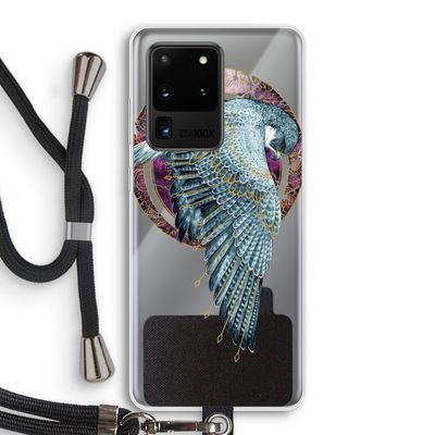 Golden Falcon: Samsung Galaxy S20 Ultra Transparant Hoesje met koord