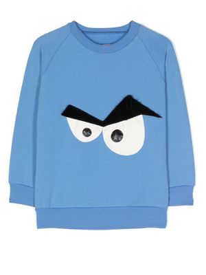 WAUW CAPOW by BANGBANG sweat Cool Cooper à appliqué graphique - Bleu