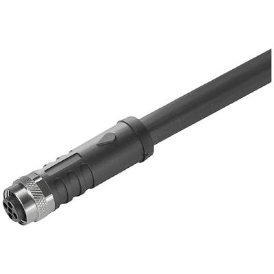 Weidmüller 2050680500 Sensor/actuator connector, geassembleerd M12 Aantal polen (sensoren): 4 Bus 5.00 m 1 stuk(s)