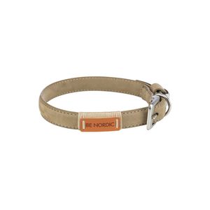 Trixie BE NORDIC Halsband - Leer - M - Zand