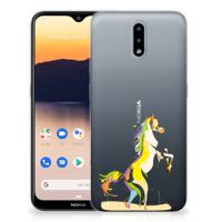 Nokia 2.3 Telefoonhoesje met Naam Horse Color