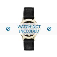 Horlogeband Marc by Marc Jacobs MJ1475 Leder Zwart 14mm - thumbnail