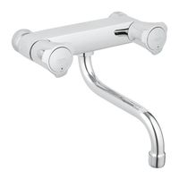 Grohe Costa L Wandkraan Met Onderuitloop Chroom - thumbnail