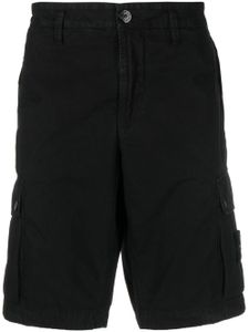 Stone Island short cargo à patch Compass - Noir