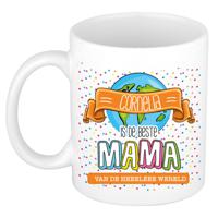 Naam mok mama Cornelia - wit - de beste - keramiek - 300 ml - Moederdag/verjaardag